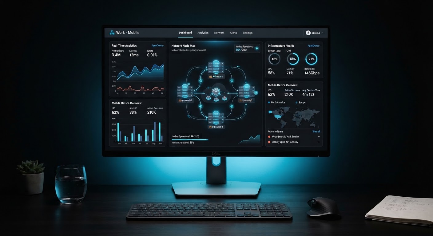Illustrative interface visual