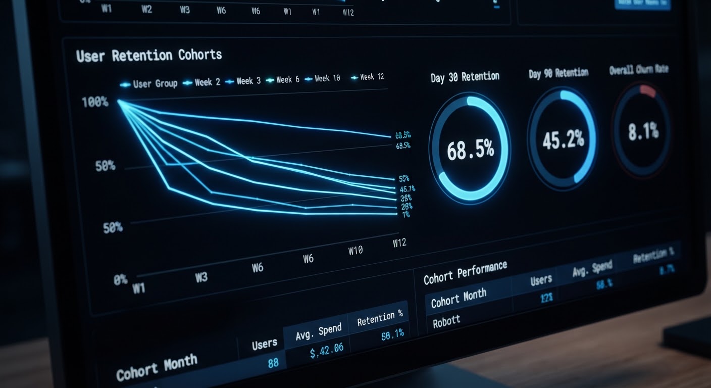 Illustrative interface visual